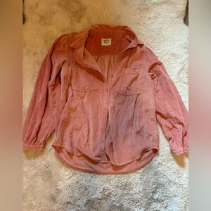 American Eagle Corduroy Button Shirt